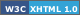 valid XHTML 1.0, in spirit